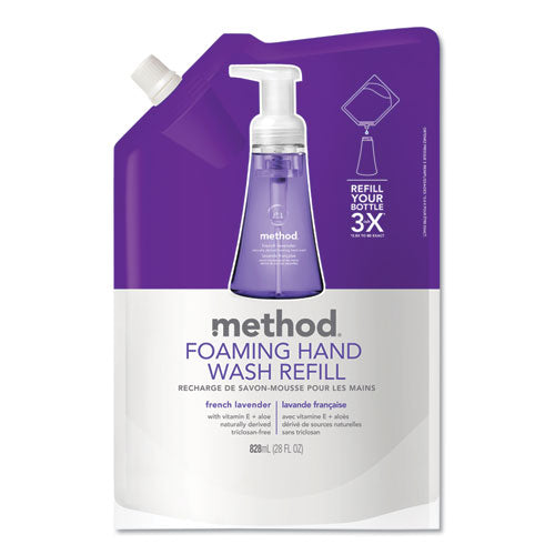 Method Foaming Hand Wash Refill Fresh Lavender  - 28oz/6pk