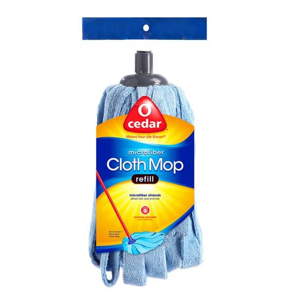 O-Cedar Microfiber Cloth Mop Refill - 4pk