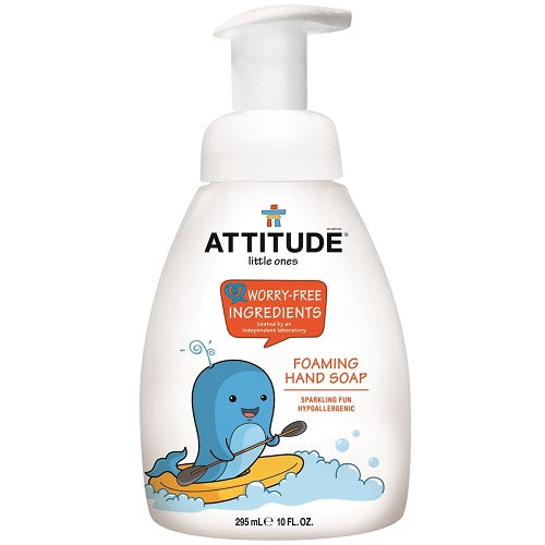 Attitude Little Ones Foaming Hand Soap Sparkling Fun - 295ml/10oz/6pk