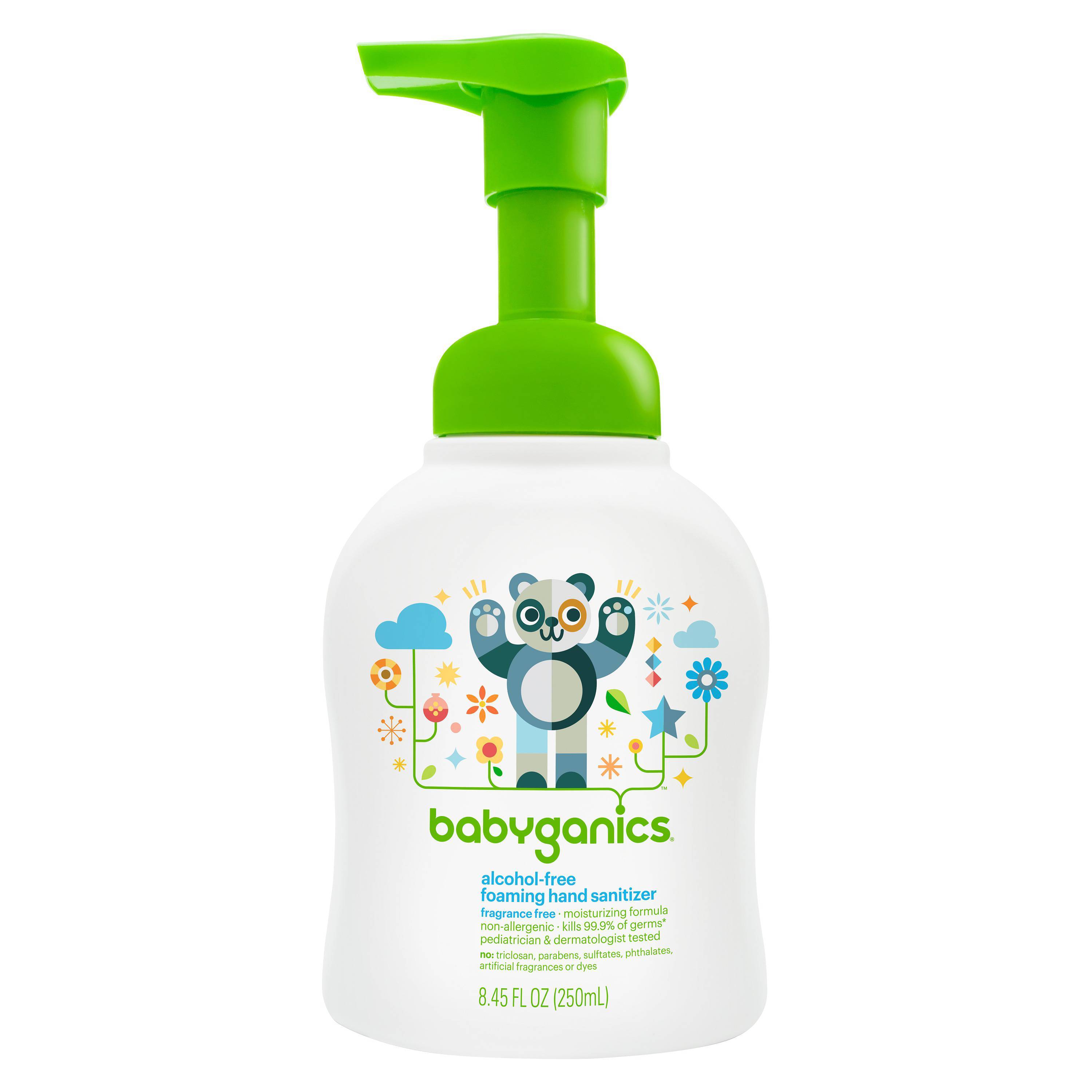 Babyganics Alcohol-Free Foaming Hand Sanitizer Fragrance Free - 250ml/12pk