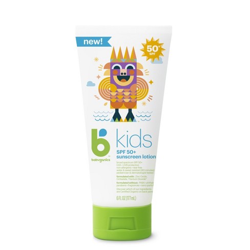 Babyganics B Kids SPF 50 Sunscreen Lotion - 6oz/6pk