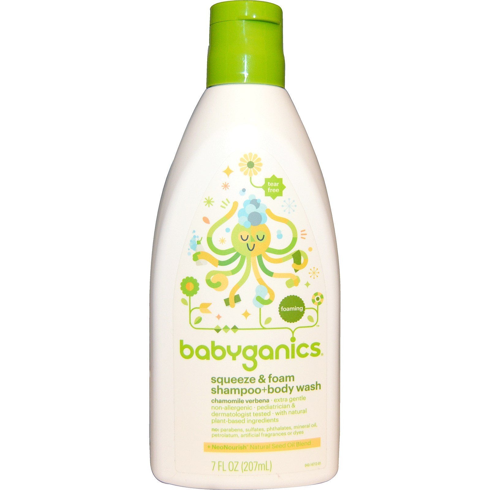 Babyganics Shampoo & Body Wash Chamomile Verbena - 7oz/6pk