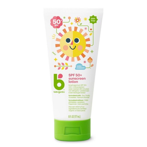 Babyganics Sunscreen Lotion SPF 50 - 6oz/6pk