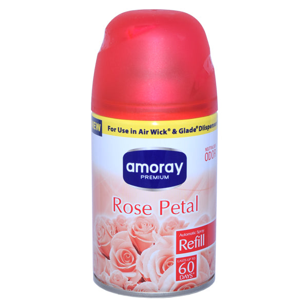 Amoray Automatic Refill Dispenser Rose - 5oz/12pk