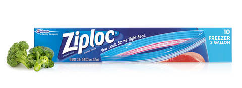 ZIPLOC Freezer BAG 2 GALLON - 10ct/9pk
