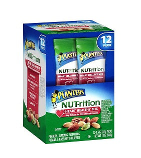 Planters NUT-rition Heart Healthy Mix - 1.5oz/12pk