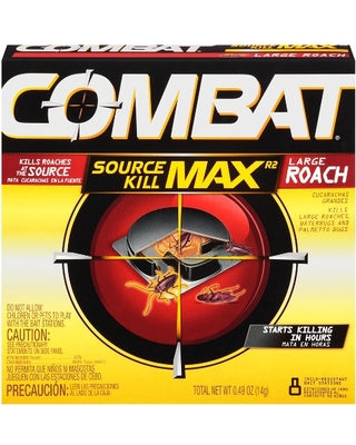 Combat Source Kill Max Large Roach Bait - 8count/12pack