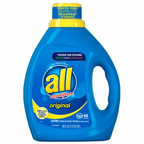 All Ultra Liquid Detergent Stain Lifter Original - 100oz/4pk