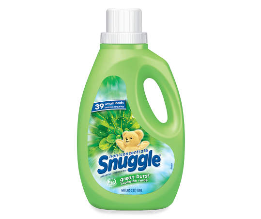 Snuggle Liquid Fabric Softener Non-Concentrate Green Burst - 64oz/6pk