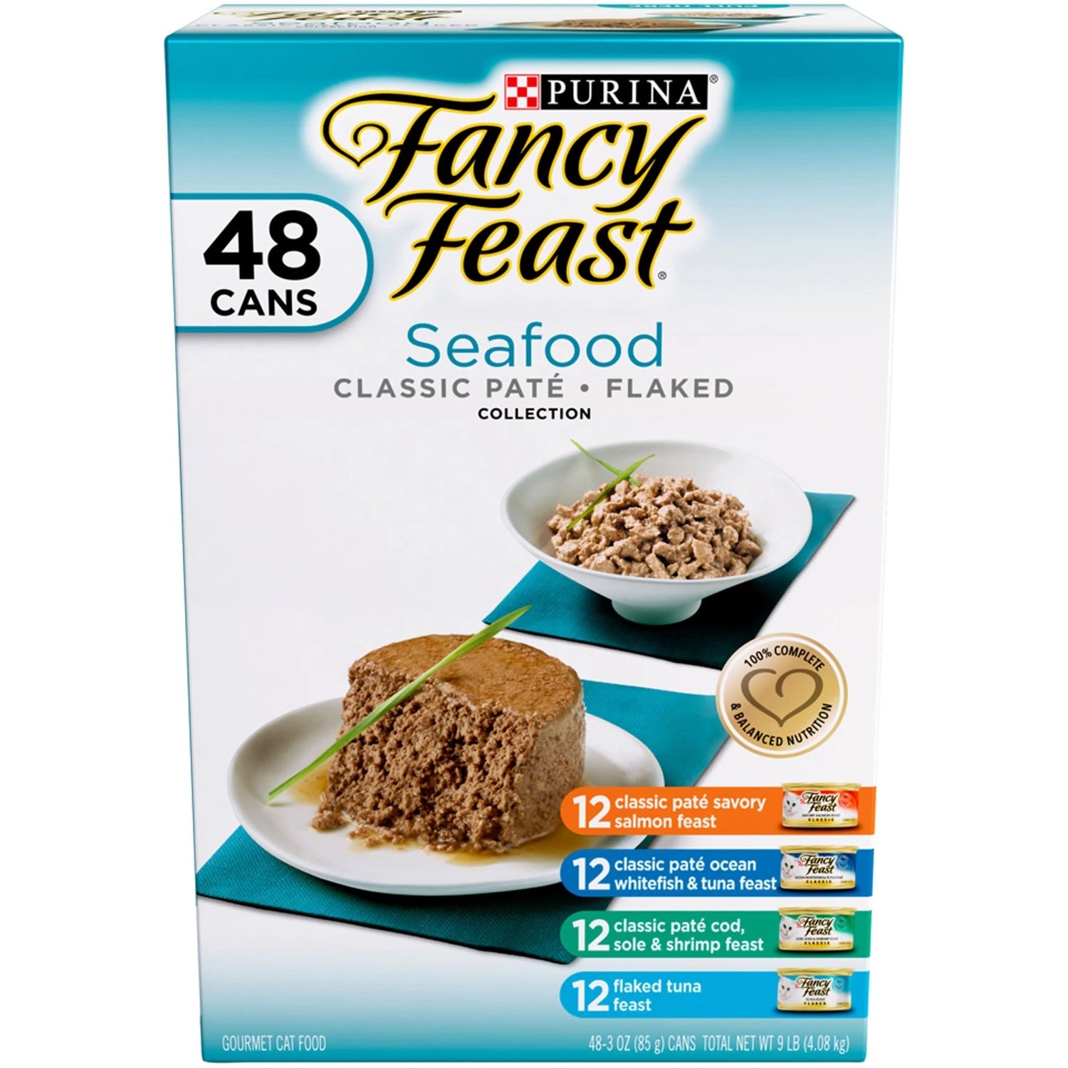 Fancy Feast Gourmet Collection Seafood Cat Food - 3oz/48pk