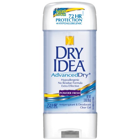 Dry Idea Clear Gel Anti-Perspirant & Deodorant Powder Fresh - 3oz/12pk