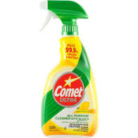 Comet Ultra All-Purpose Cleaner w/Bleach Trigger Spray Lemon Fresh - 32oz/9pk
