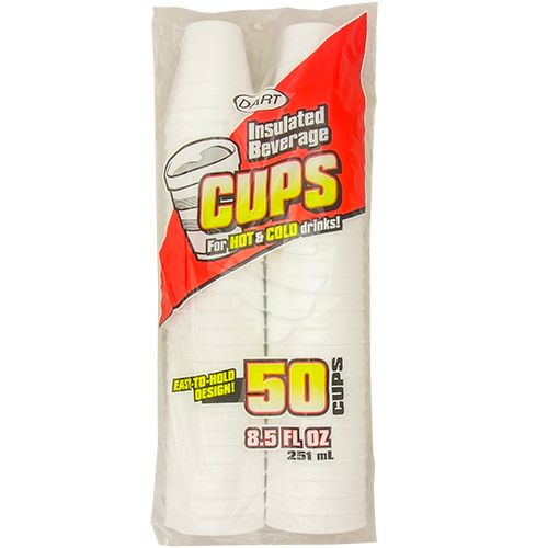 Dart Foam Cup  8.5oz/50ct/24pk