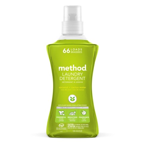 Method 66 Load Liquid Laundry Detergent Coconut & Cactus Water - 53.5oz/4pk