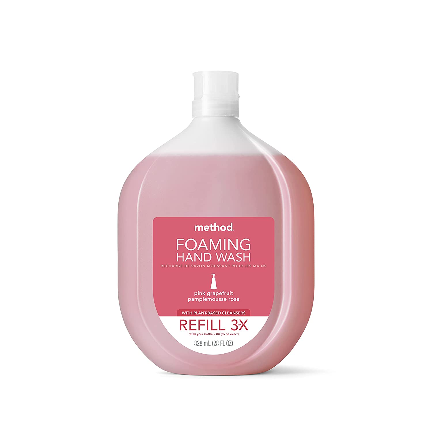 Method Foaming Hand Wash Refill Pink Grapefruit - 28oz/4pk