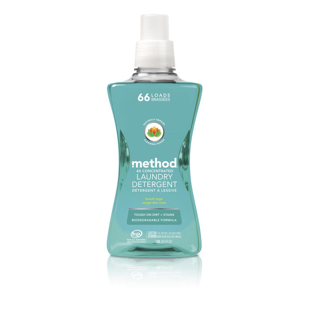 Method 66 Load Liquid Laundry Detergent Beach Sage - 53.5oz/4pk