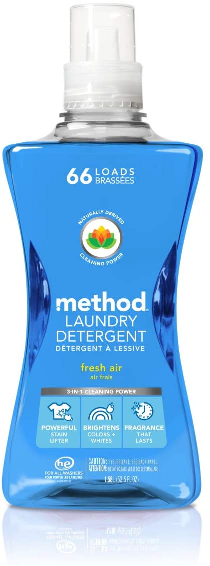 Method 66 Load Liquid Laundry Detergent Fresh Air - 53.5oz/4pk