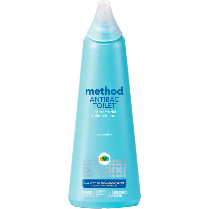 Method Anti Bacterial Toilet Cleaner Spearmint - 24oz/6pk