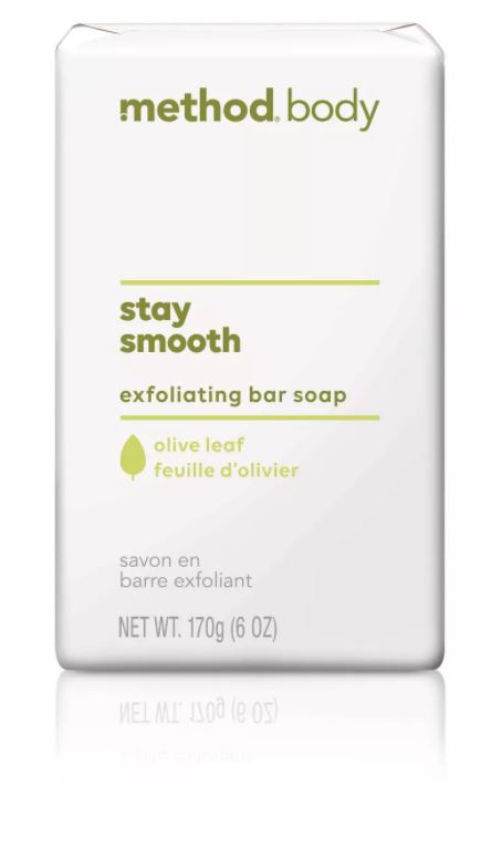 Method Womens Bar Soap Stay Smooth Exfoliating - 6oz/12pk