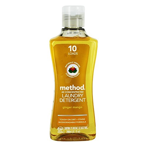 Method 10 Load Liquid Laundry Detergent Ginger Mango Tray - 8.11oz/10pk