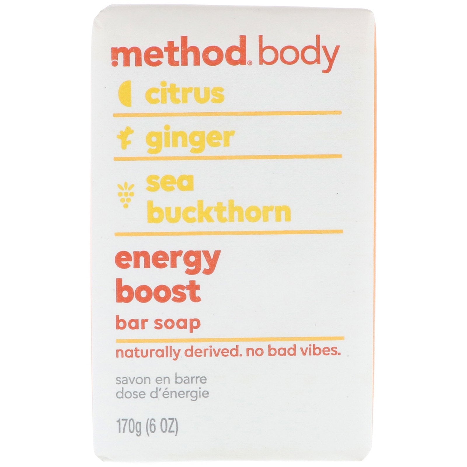 Method Womens BarSoap Energy Boost - 6oz/12pk