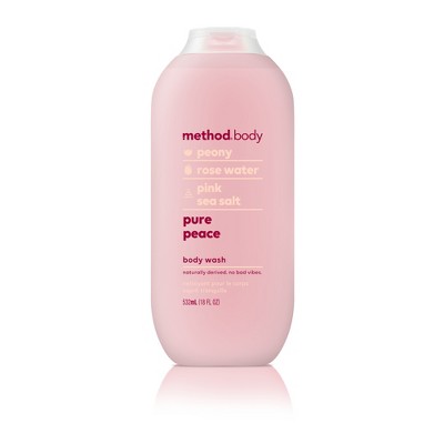 Method Body Wash Pure Peace - 18oz/6pk