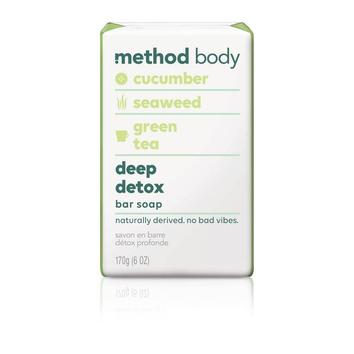 Method Womens Bar Soap Deep Detox - 6oz/12pk