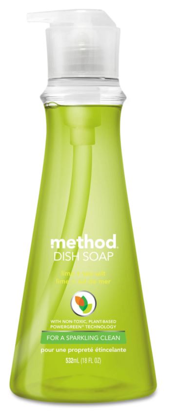 Method Dish Soap Pump Lime & Sea Salt - 18oz/6pk
