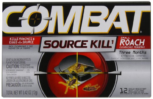 Combat Source Regular Kill Roach Bait - 12ct/12pk