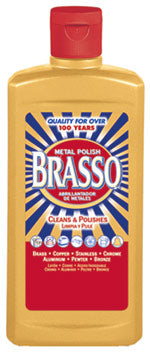 Brasso Multipurpose Metal Polish - 8.0oz/8pk