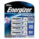 Energizer Ultimate Lithium Batteries AA-4Pack/24pk