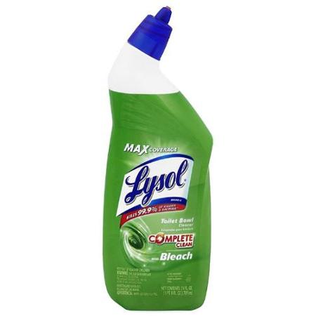 Lysol TOILET BOWL Cleaner with BLEACH - 24oz/12pk