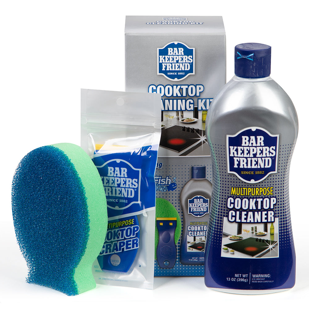 Bar Keepers Friend Cooktop Cleaning Kit - 13oz/6pk