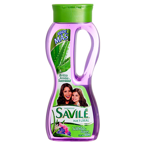 SAVILE Shampoo Natural Flores - 27.05oz/800ml/12pk