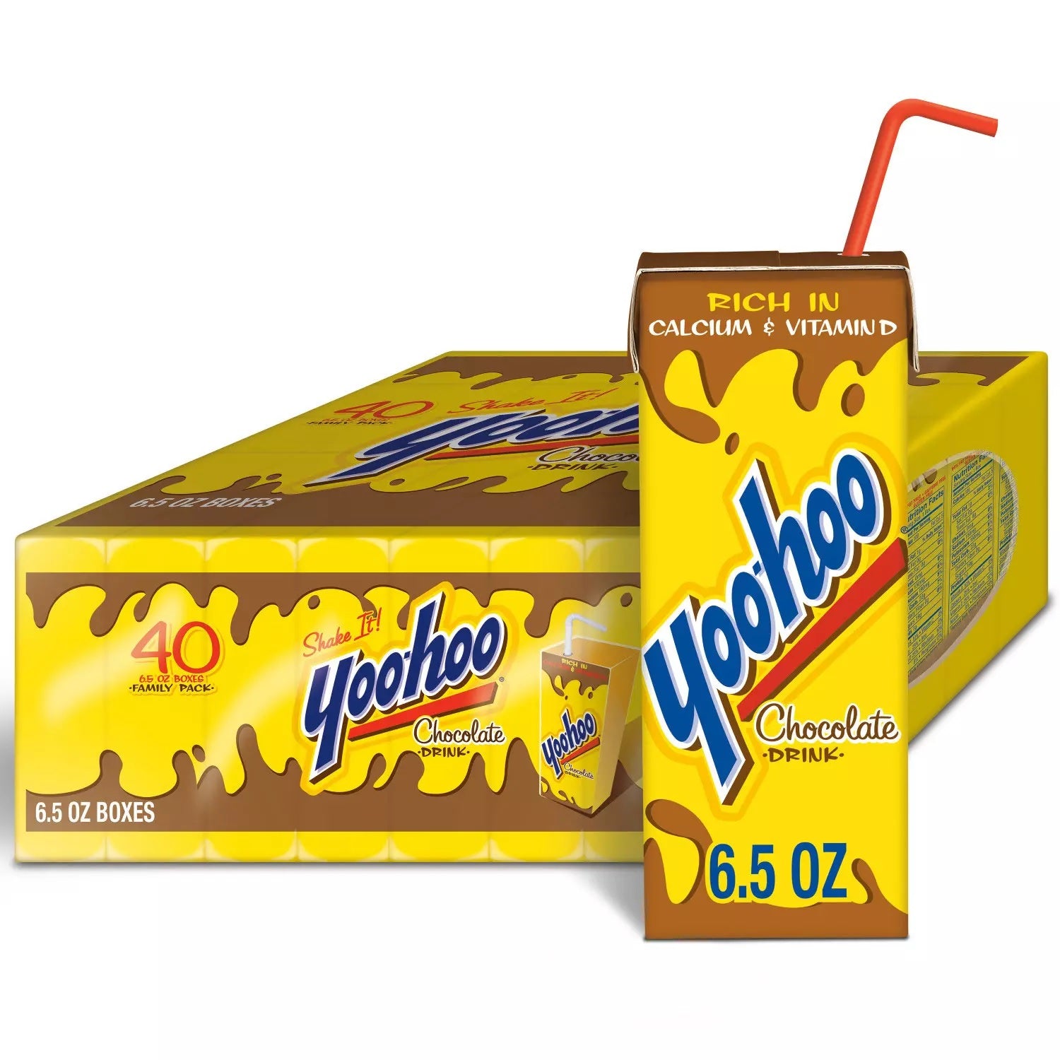Yoo-hoo Chocolate Drink - 6.5oz/40pk