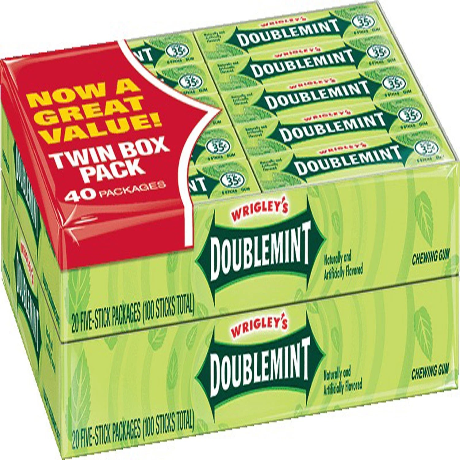 Wrigley's Doublemint Gum - 5ct/40pk