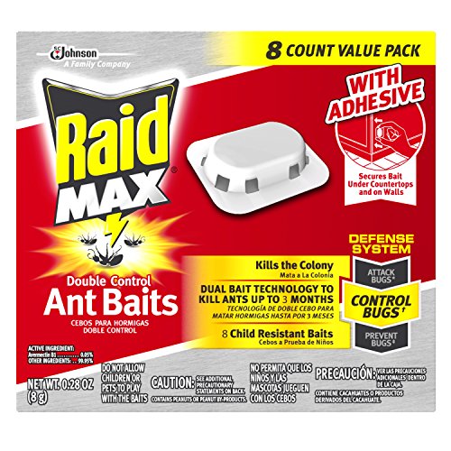 Raid Max Double Control Ant Baits - 8ct/12pk