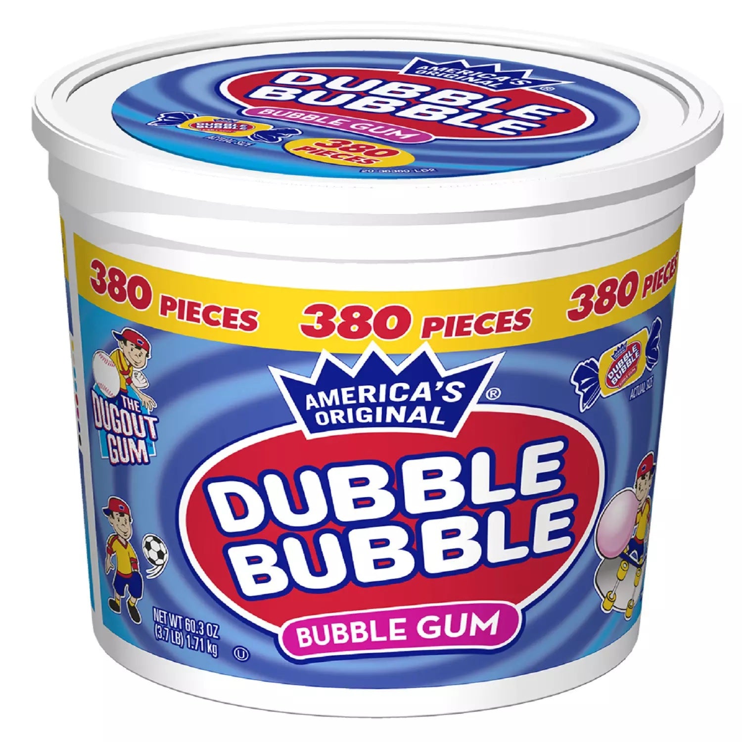 Dubble Bubble Bubble Gum - 4.41lbs/1pk