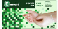 Emerald Powder Free Vinyl Gloves XL - 100ct/10pk