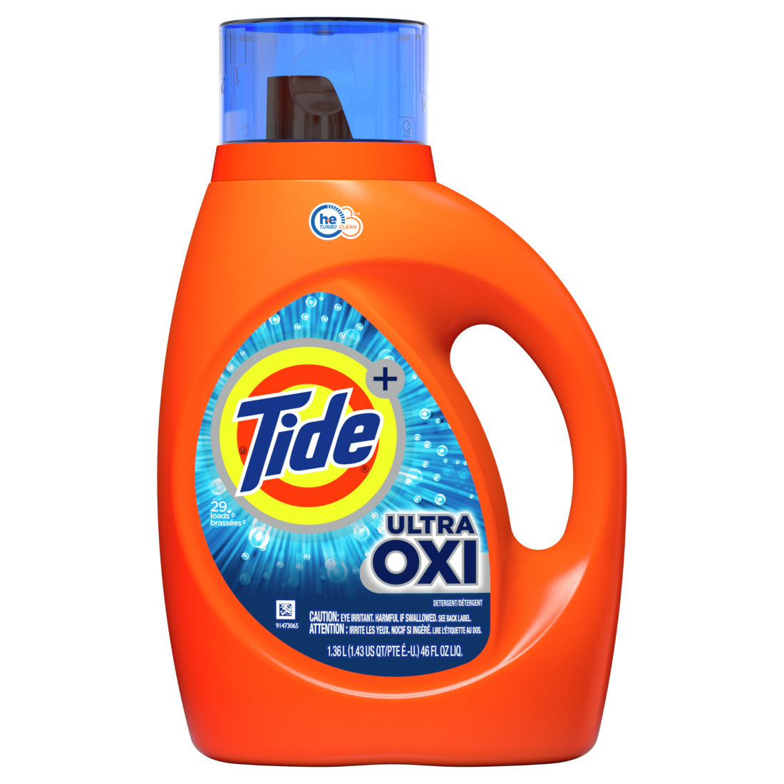 Tide Liq. 2x HE Ultra Oxi (29 loads)  - 46oz/6pk