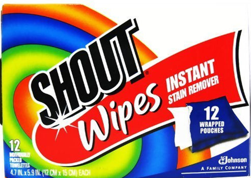 Shout WIPES - 12ct/12pk