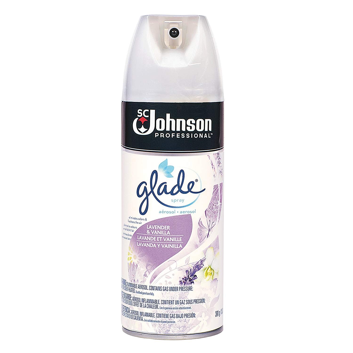 Glade Aerosol Lavender & Vanilla Pro - 13.8oz/12pk