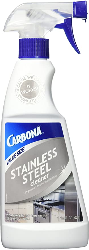 Carbona Stainless Steel Cleaner - 16.8oz/6pk