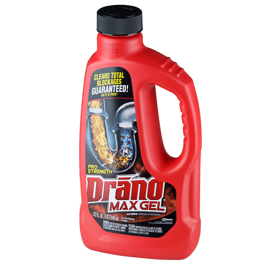 Drano MAX GEL Clog Remover-32oz/12pk