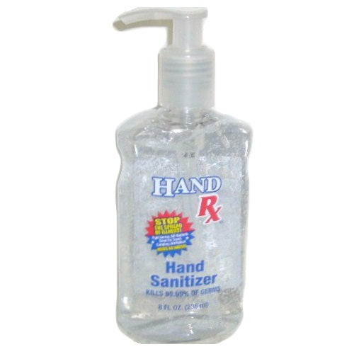 Hand Sanitizer RX Pump - 8oz/12pk