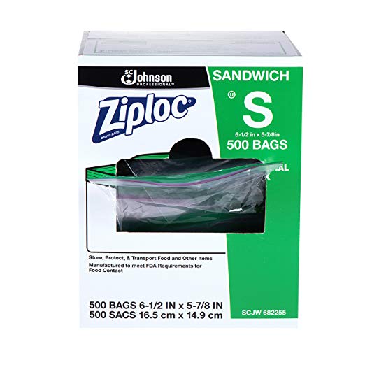 Ziploc Sandwich Bag Pro - 500ct/1pk