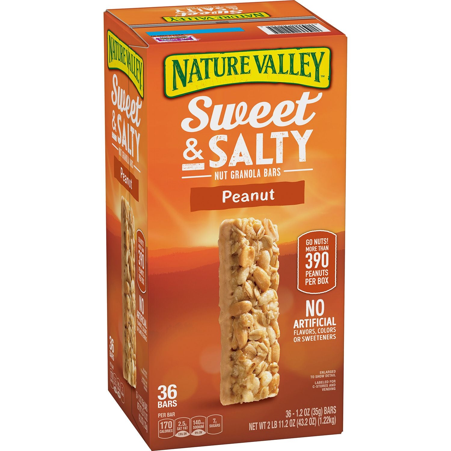 Nature Valley Granola Bars Sweet & Salty Peanut - 1.2oz/36pk