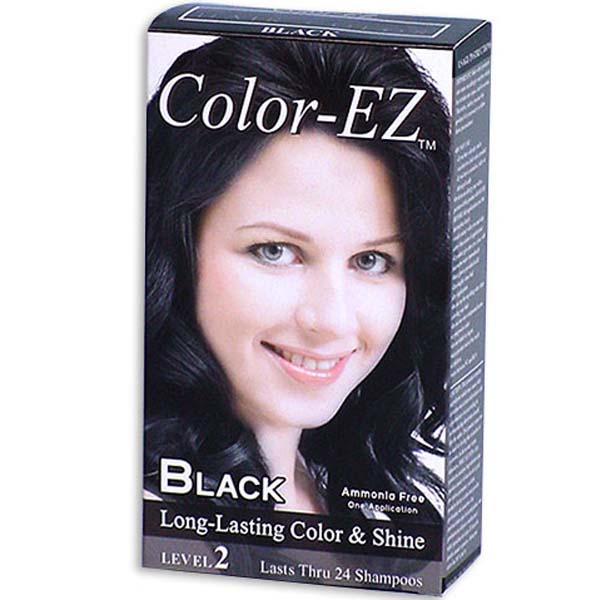Color-EZ Hair Color Black- 24pack