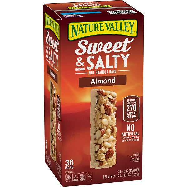 Nature Valley Granola Bars Sweet & Salty Nut Almond - 1.2oz/36pk