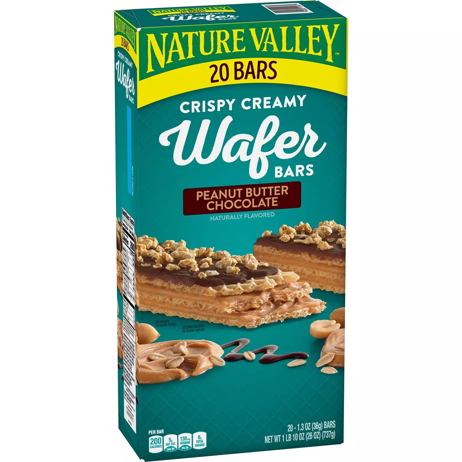 Nature Valley Peanut Butter Chocolate Wafer Bar - 20ct/1pk